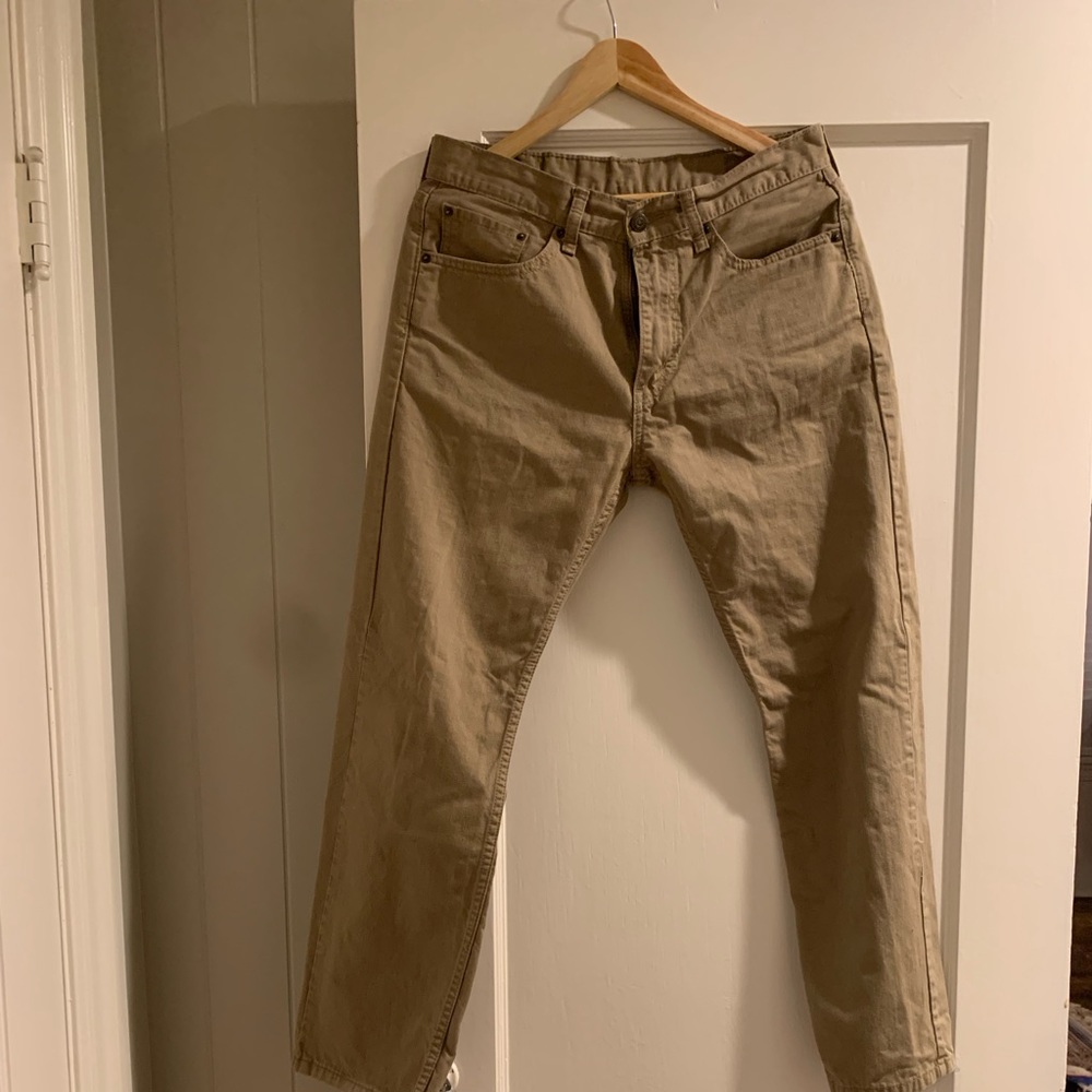Levi 505 tan 32x30